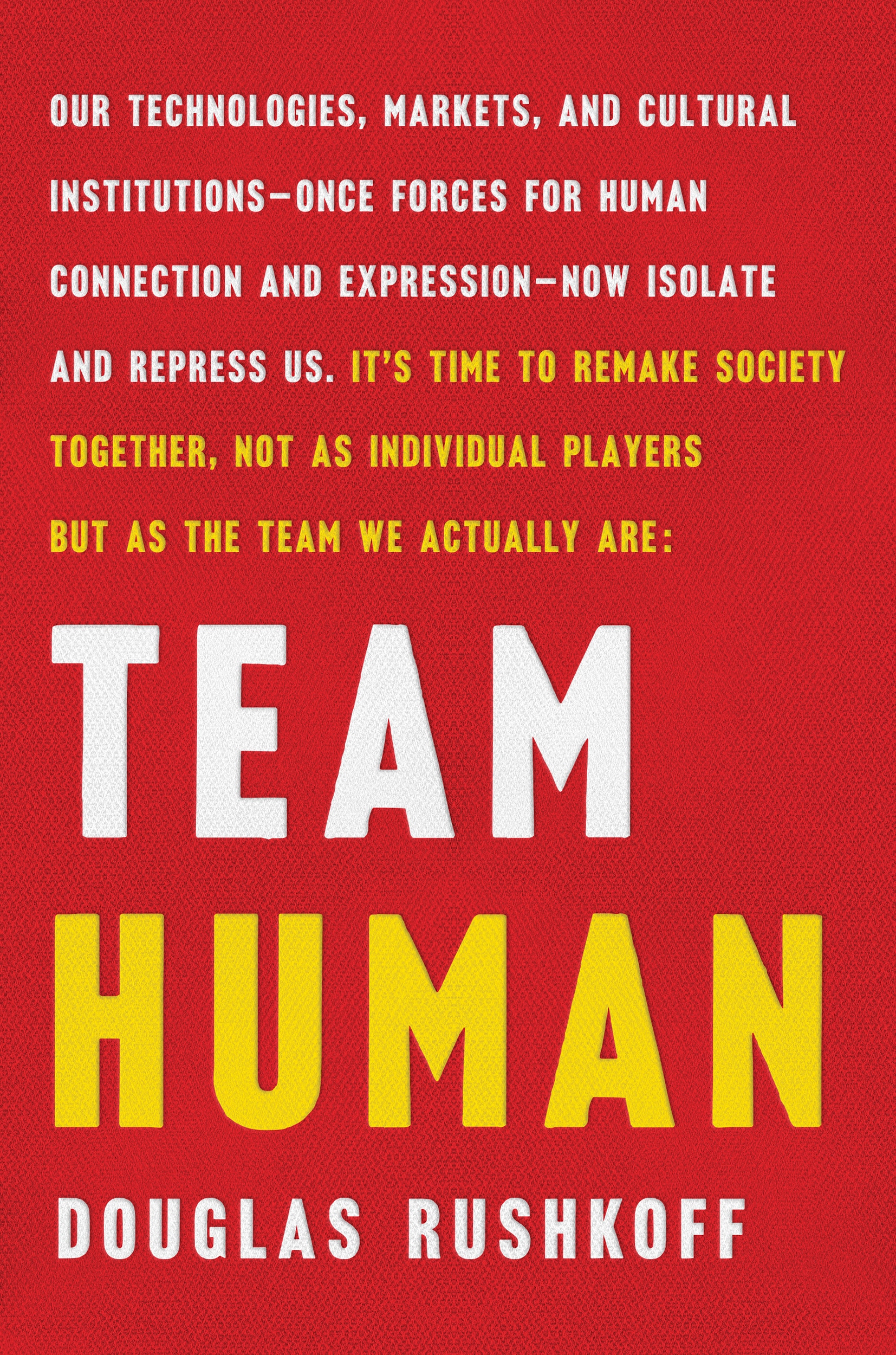 Team Human by Douglas Rushkoff Book Cover