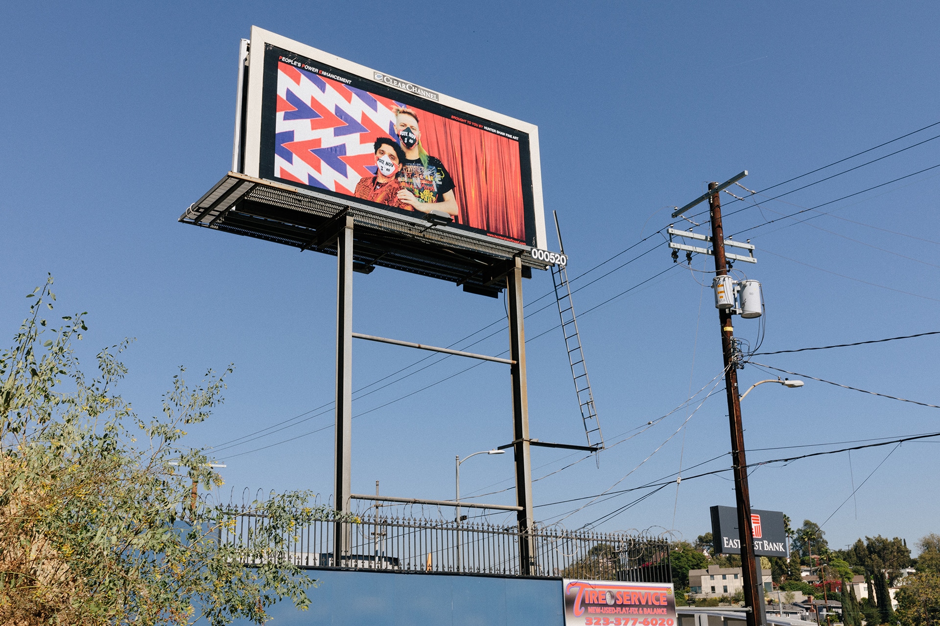 PPE • People’s Power Enhancement billboard. | Photo: Courtney Coles.