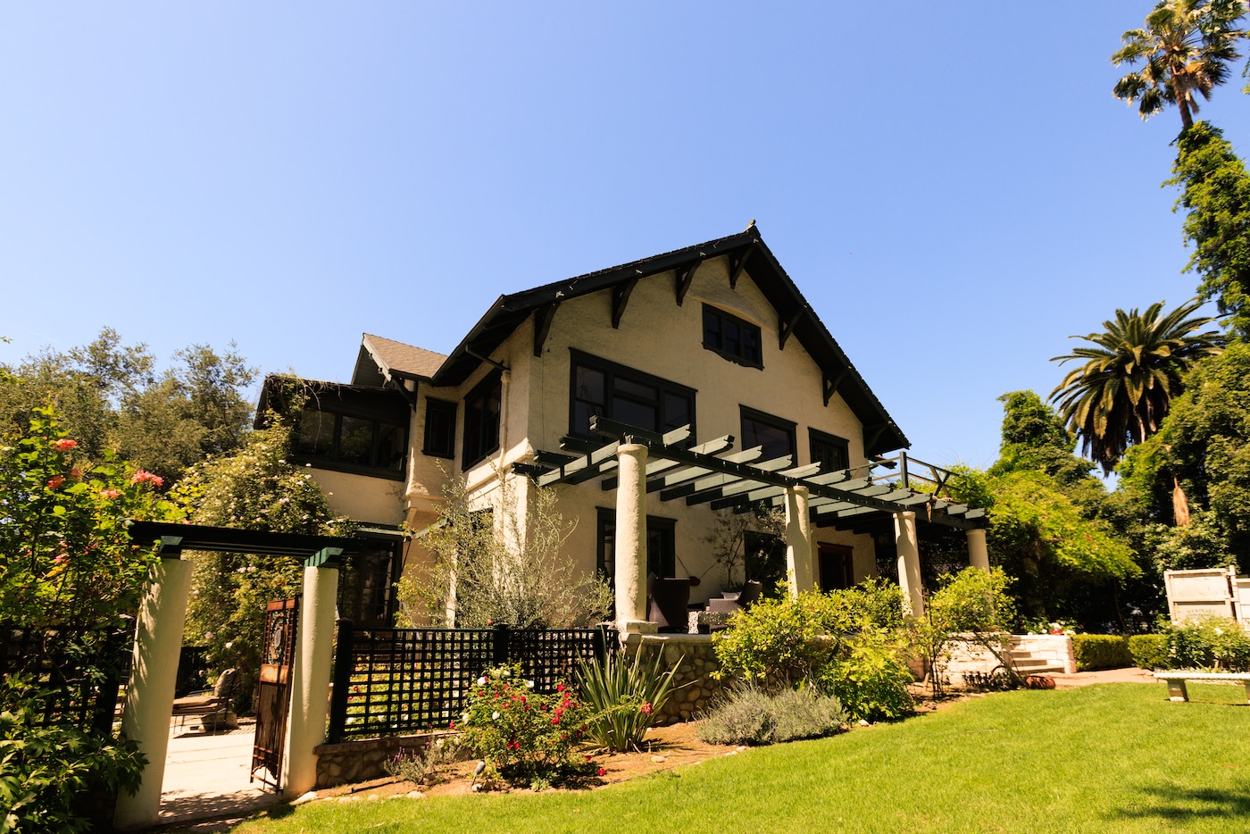 House on a hillside