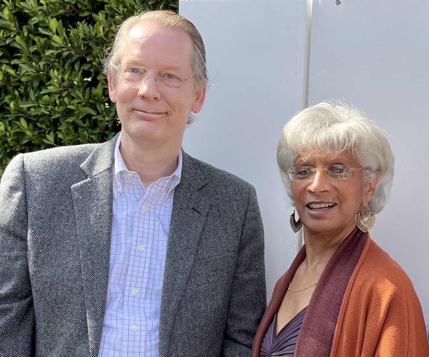 Jim Lovelace and Charmaine Jefferson smiling for the camera.