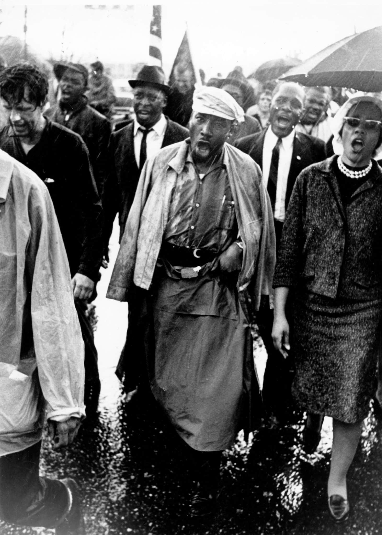 Reverend Martin Luther King Jr, Selma, Alabama, March, 1965. Photo: Keystone Press / Alamy Stock Photo.